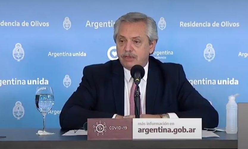 Alberto Fernández anunció la extensión del aislamiento hasta el 28 de junio