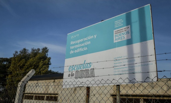 La Provincia destacó la inversión de 38.000 millones de pesos del plan “Escuelas a la obra”