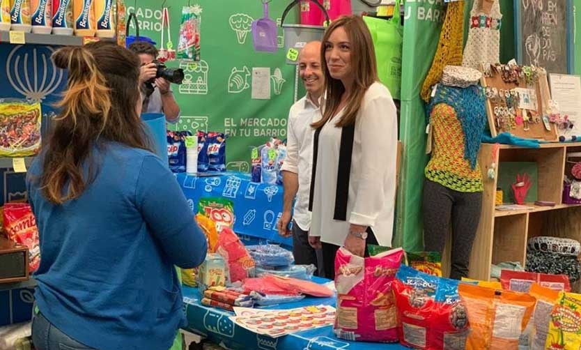 La gobernadora Vidal volvió a Pilar: esta vez visitó una feria