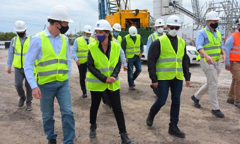 Malena Galmarini recorrió junto al Director del Banco Mundial la mega obra Sistema Riachuelo