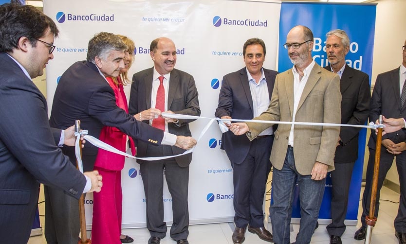El Banco Ciudad inauguró una sucursal en el Parque Industrial