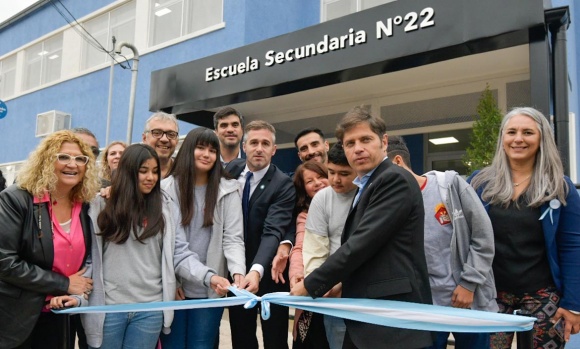 Provincia y Municipio inauguraron el décimo octavo edificio escolar en lo que va de la gestión local