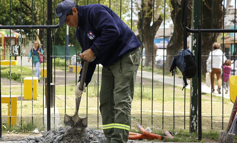 El Municipio refaccionará una de las principales plazas de Del Viso