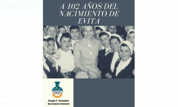 "Hoy conmemoramos el nacimiento de una figura icónica, Eva Duarte de Perón"