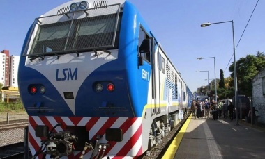 Medida de fuerza en el Tren San Martín: circulará a 30 km/h