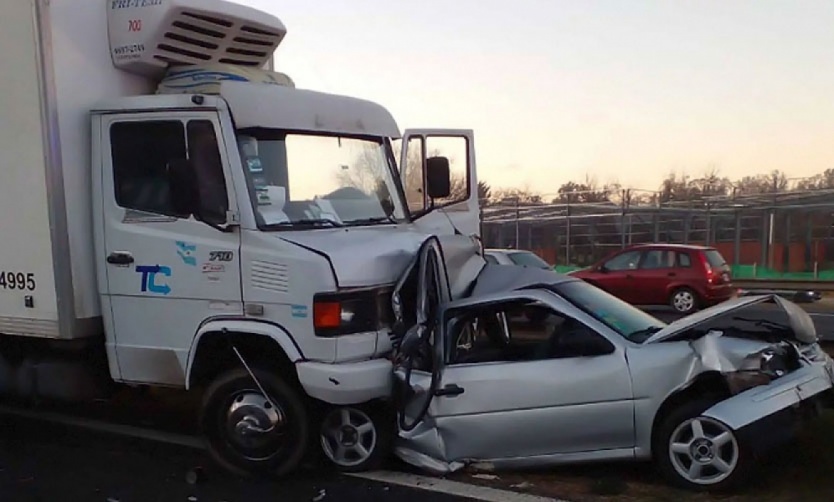 Murió uno de los automovilistas involucrado en el choque en cadena en Panamericana