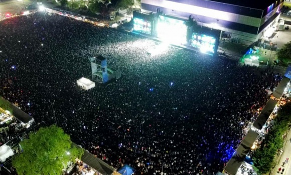 El Microestadio se llenó de música para cerrar los festejos por las Patronales de Pilar