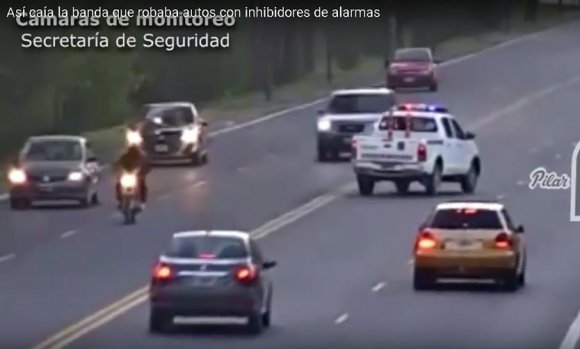 Video: así caía la banda que robaba autos con inhibidores