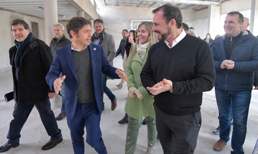 Kicillof y Sujarchuk recorrieron los avances de obras de infraestructura