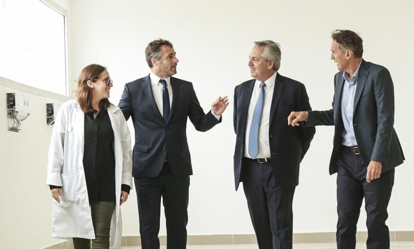 Achával y Fernández recorrieron el edificio del Hospital Central y el Club Lagomarsino