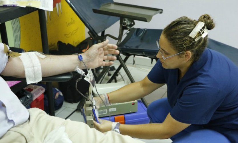 Más de 70 voluntarios se sumaron a la campaña de donación de sangre para el Hospital Garrahan