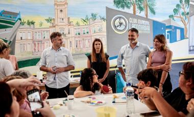 Achával compartió una jornada en la Casa de Desarrollo Humano de Salas