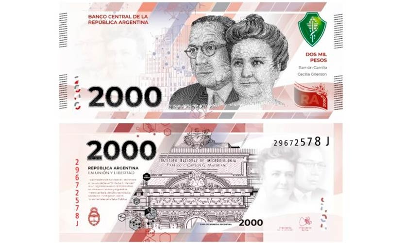 Qué medidas de seguridad incluye la nueva versión del billete de $2.000