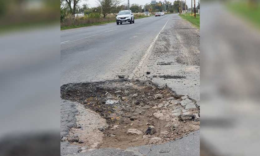 Vecinos piden arreglos para un tramo de la Ruta 25