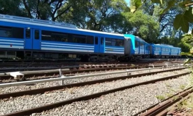 Descarriló un tren del Ferrocarril San Martín en Palermo