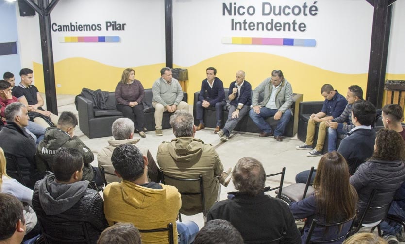 Ducoté: “No importa si las encuestas dan bien o mal, seguimos trabajando para el vecino"