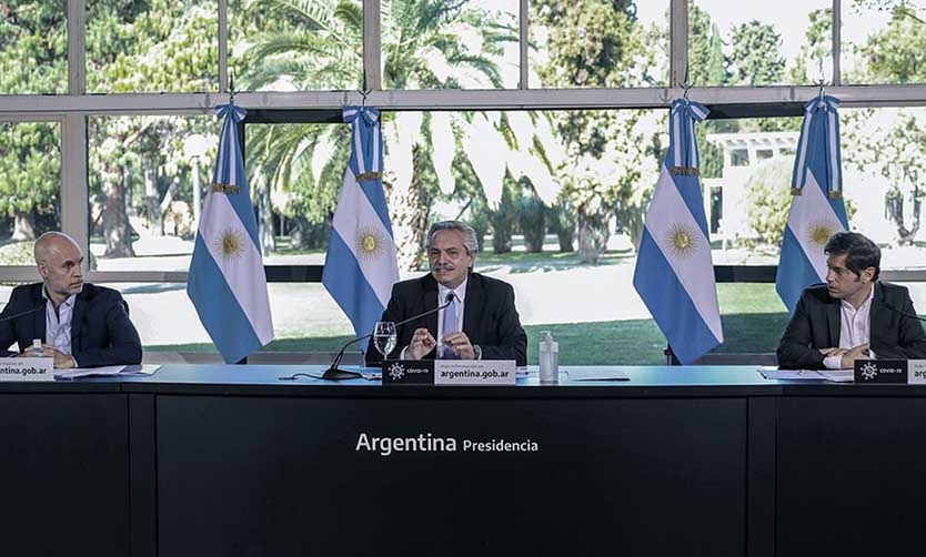 El Presidente se reúne con Rodríguez Larreta y Kicillof para definir cómo sigue el aislamiento