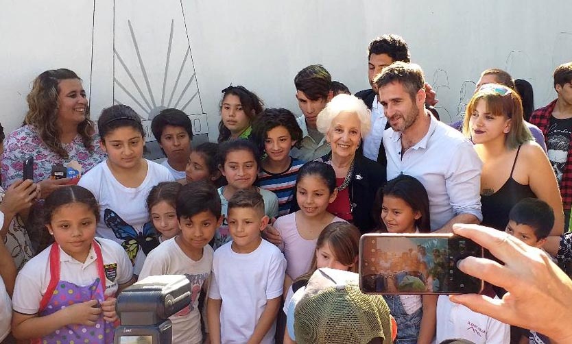 Estela de Carlotto visitó Pilar: “Necesitamos recuperar la felicidad y estamos muy cerca de hacerlo"