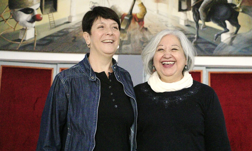 Se inaugura en el Teatro Ángel Alonso la muestra plástica de Laura Tutor y Adriana Milden