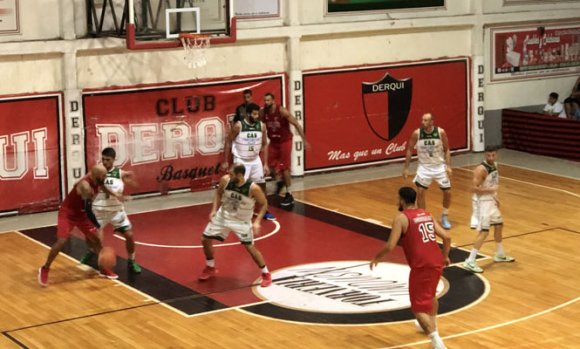 Básquet: Gran triunfo de Presidente Derqui ante Sarmiento de Junín