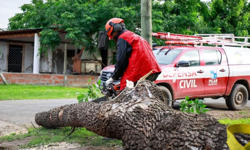 El Municipio continúa el operativo de asistencia a los damnificados por el temporal