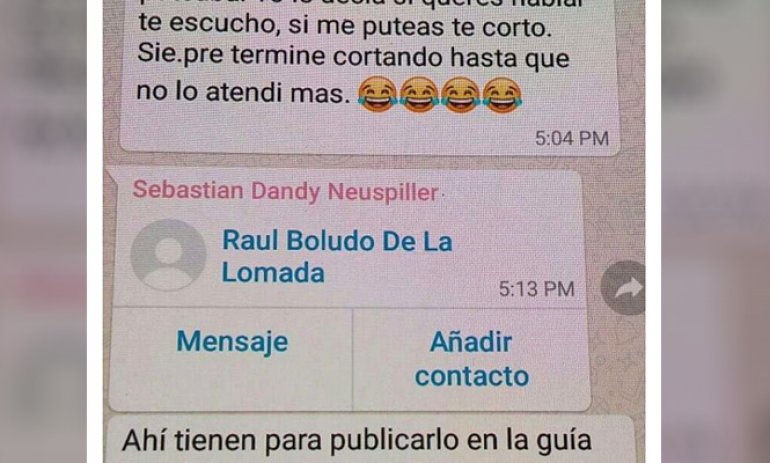 El supuesto chat en el que ediles de Cambiemos tratan de "boludo" a un vecino que reclama por las termoeléctricas