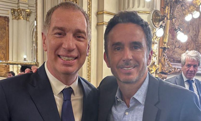 Neuspiller se mostró con Santilli e insistió en que quiere ser intendente de Pilar