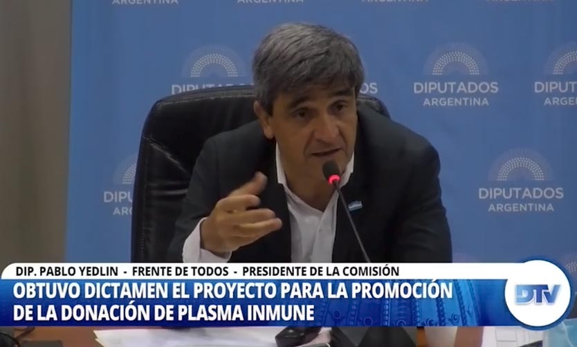 Fiebre hemorrágica: avanza en Diputados el proyecto de donación de plasma inmune