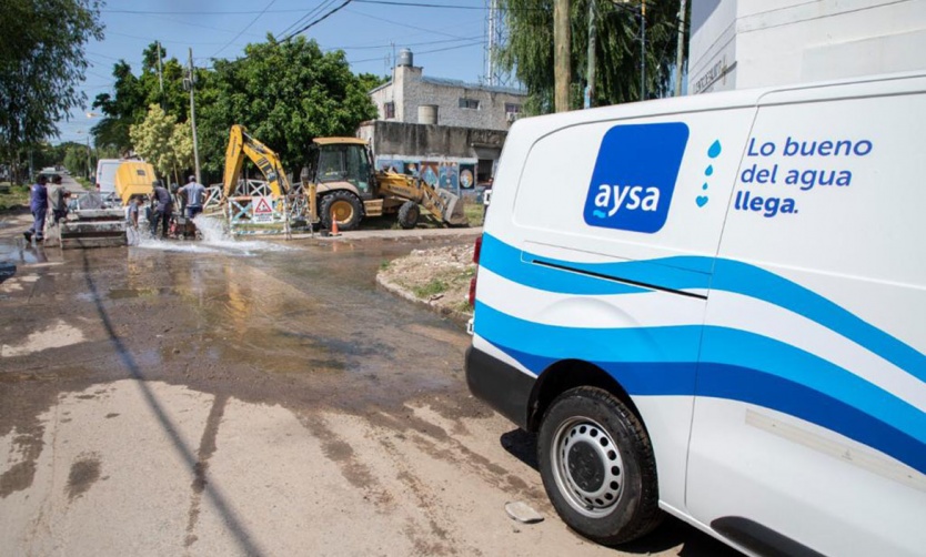 AySA finalizó los trabajos en la red agua potable de Villa Hidalgo, en José León Suárez