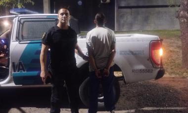 Golpeó a su pareja y quiso agredir a la Policía: fue detenido