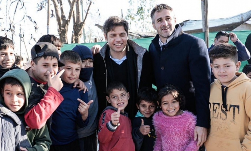 El gobernador Axel Kicillof llega a Pilar para inaugurar una nueva escuela