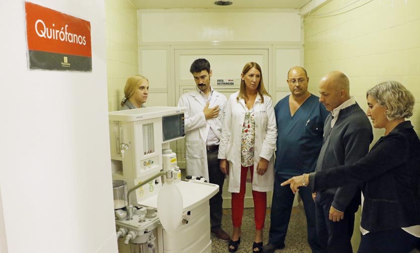 Incorporan nuevo equipamiento para el quirófano del Hospital Sanguinetti